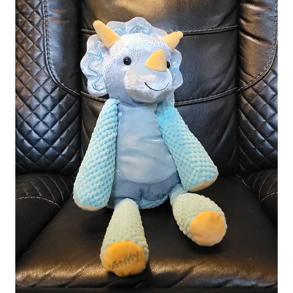 Scentsy Buddy Terra Triceratops Plush Dinosaur 16" Stuffed Animal No Scent Pak